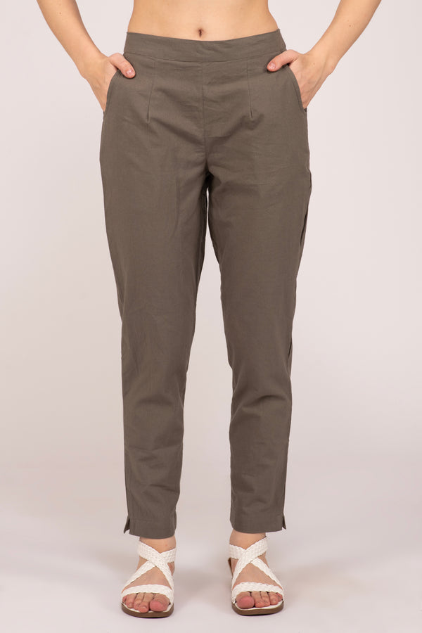 Grey Everyday Cotton Pant