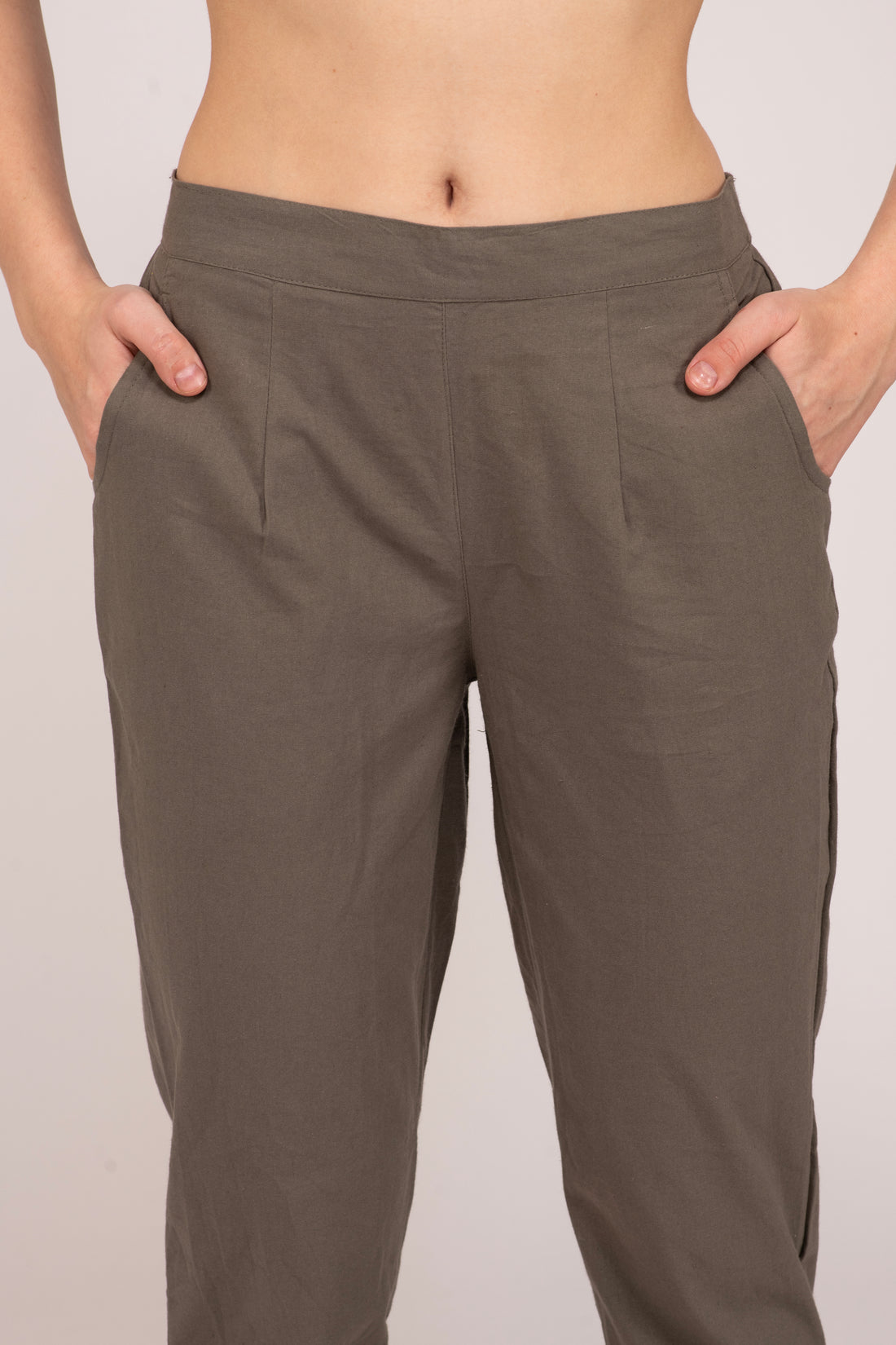 Grey Everyday Cotton Pant