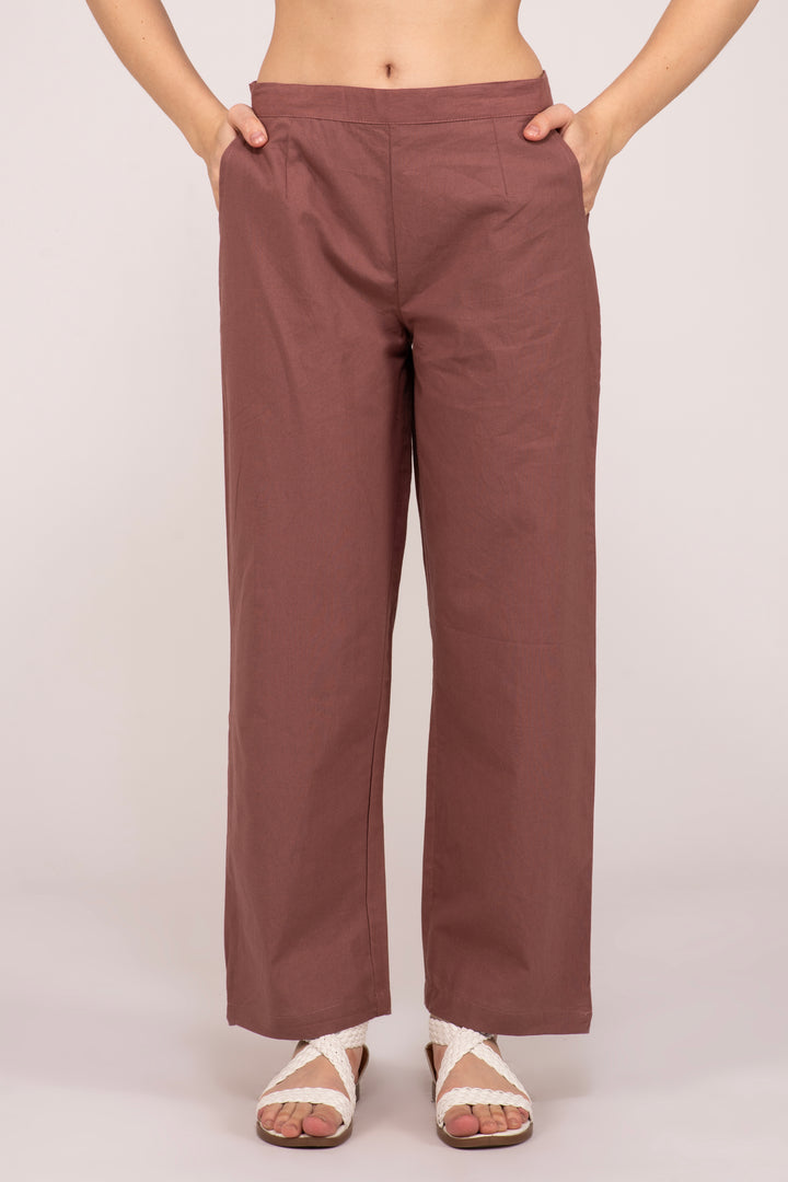 Cotton Broad Pants main image 1