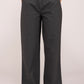 Cement Grey Wide Leg Cotton Pant