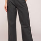 Cement Grey Wide Leg Cotton Pant