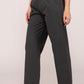 Cement Grey Wide Leg Cotton Pant