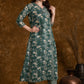 Green A-Line Cotton Suit Set