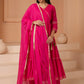 Rani Anarkali Elegance Cotton Suit Set