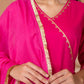 Rani Anarkali Elegance Cotton Suit Set