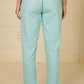 Icy Blue Everyday Cotton Pant