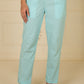 Icy Blue Everyday Cotton Pant