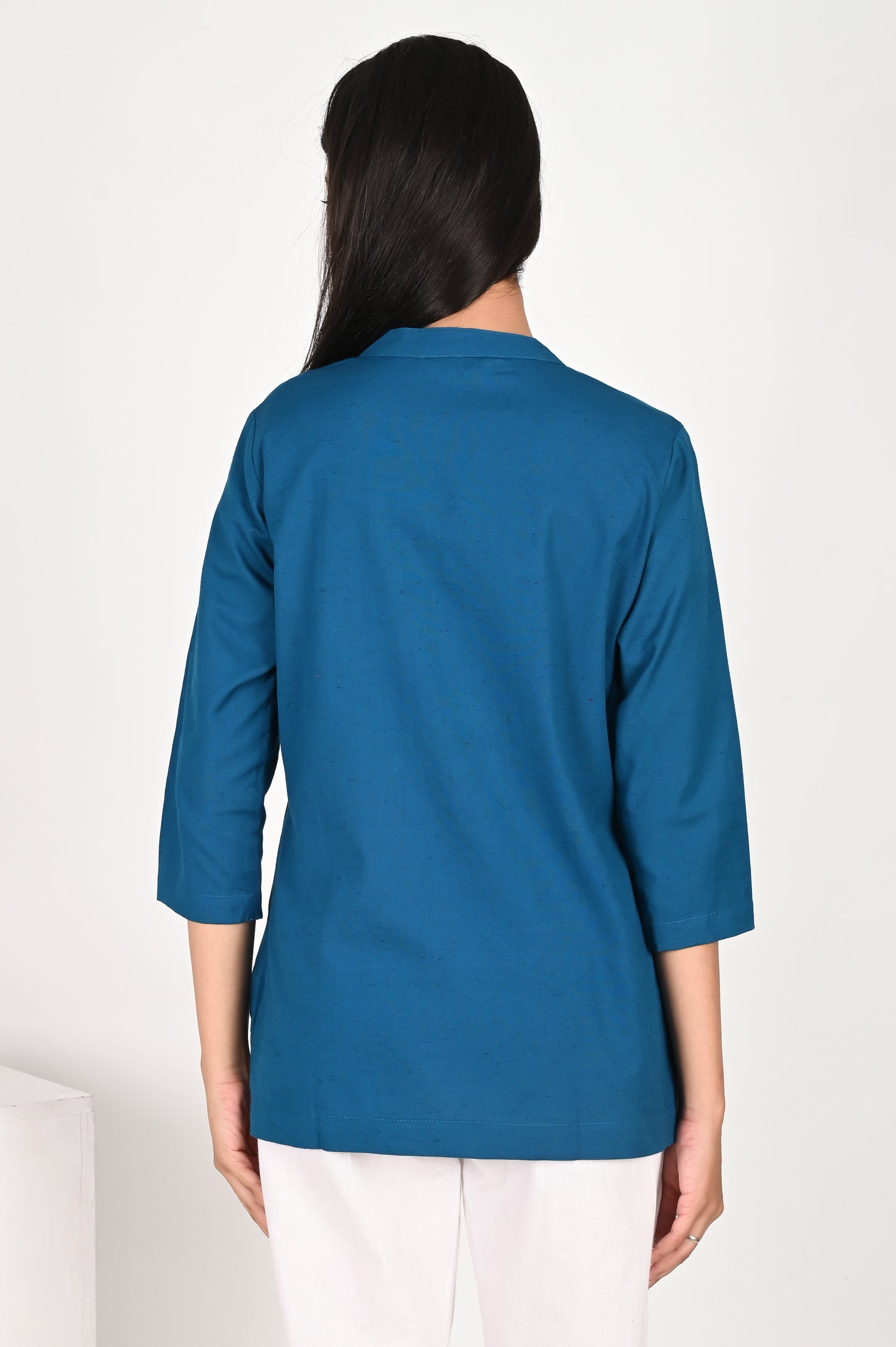 Turquoise Short Kurti