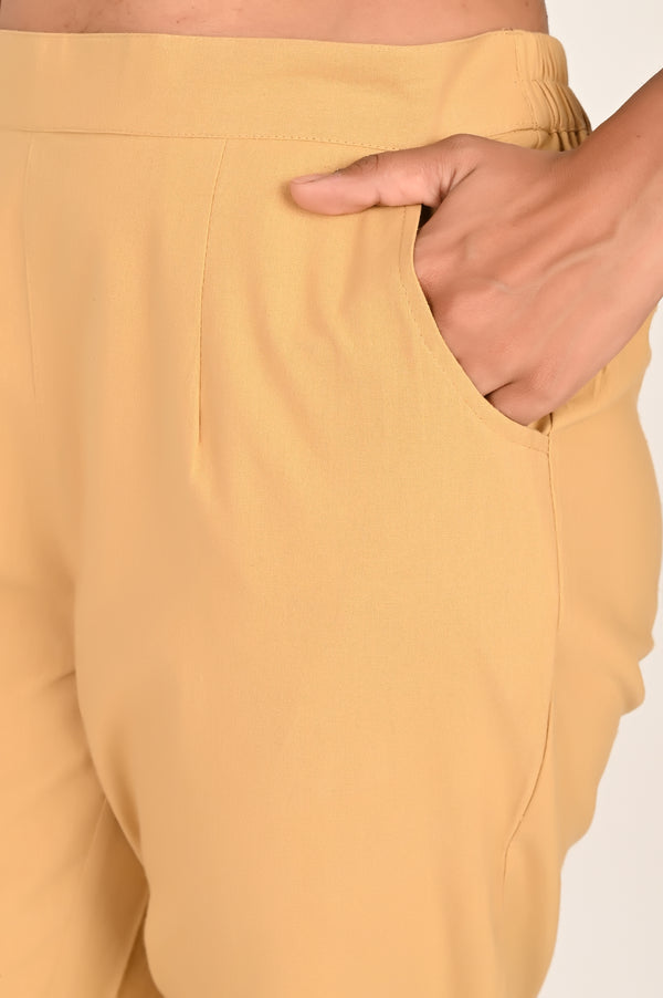 Golden Chikku Everyday Cotton Pant