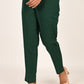 Bottle Green Everyday Cotton Pant