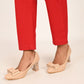 Classy Red Everyday Cotton Pant