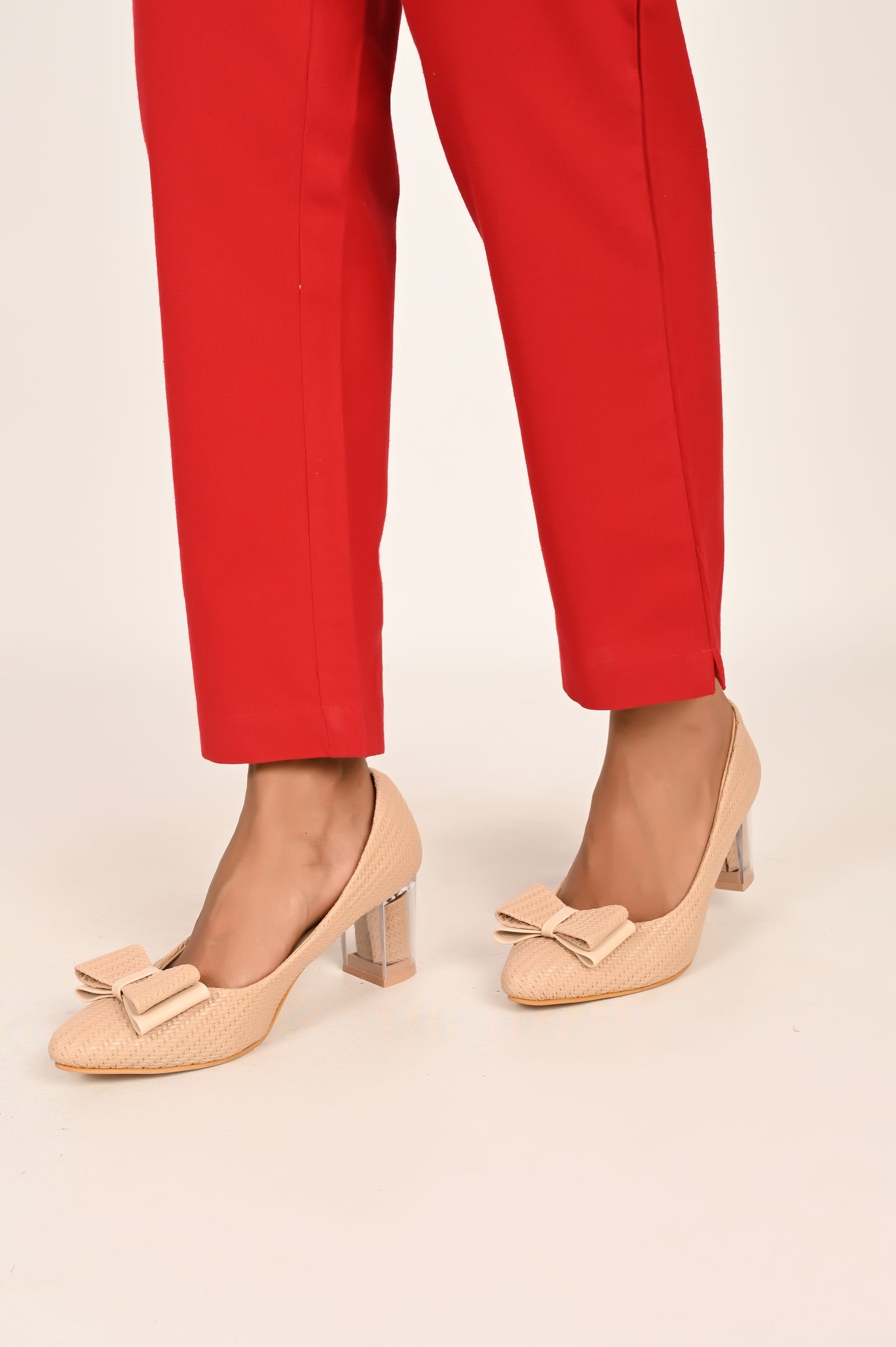 Classy Red Everyday Cotton Pant