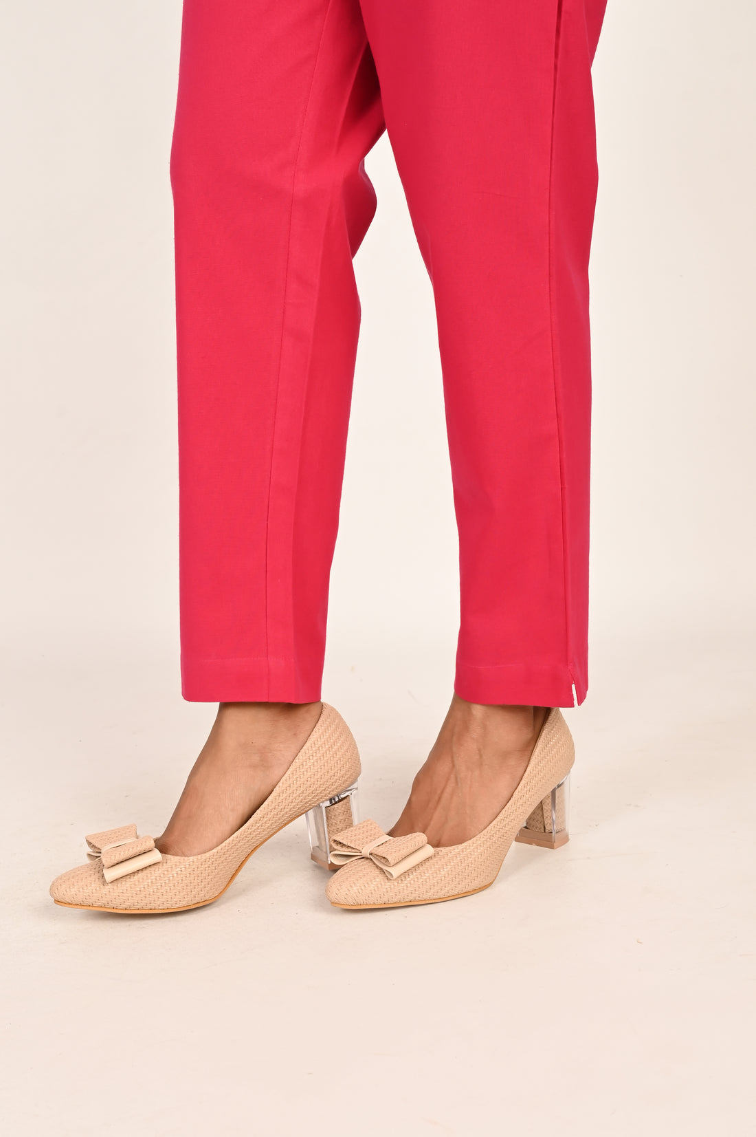Hot Pink Everyday Cotton Pant