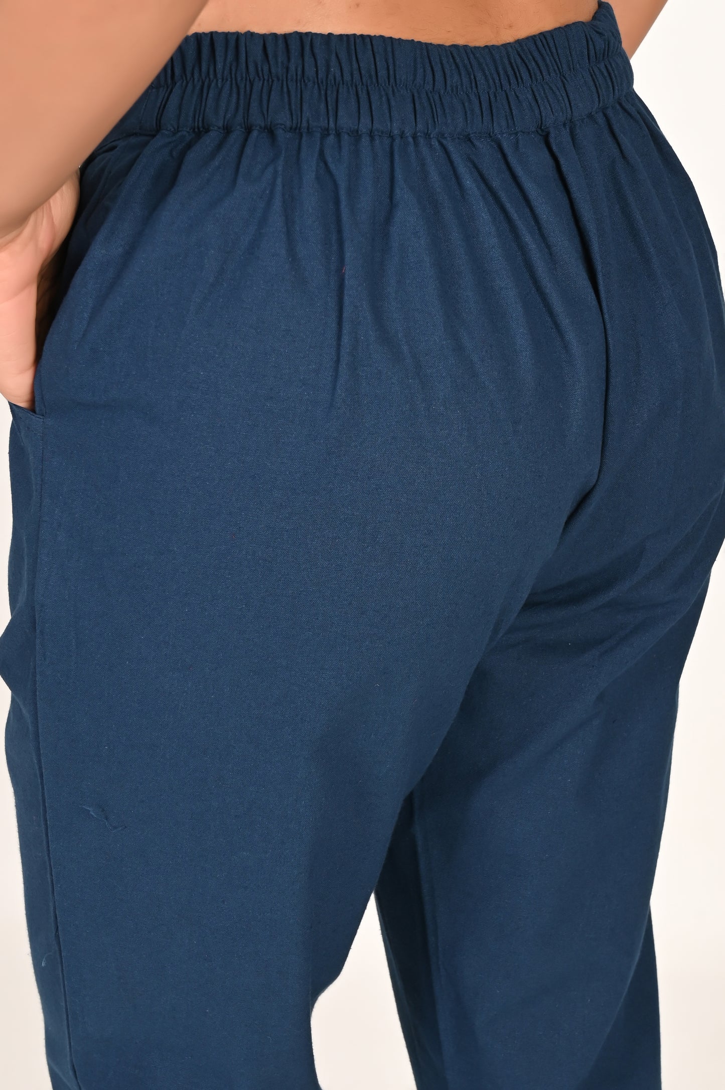 Peacock Blue Everyday Cotton Pant