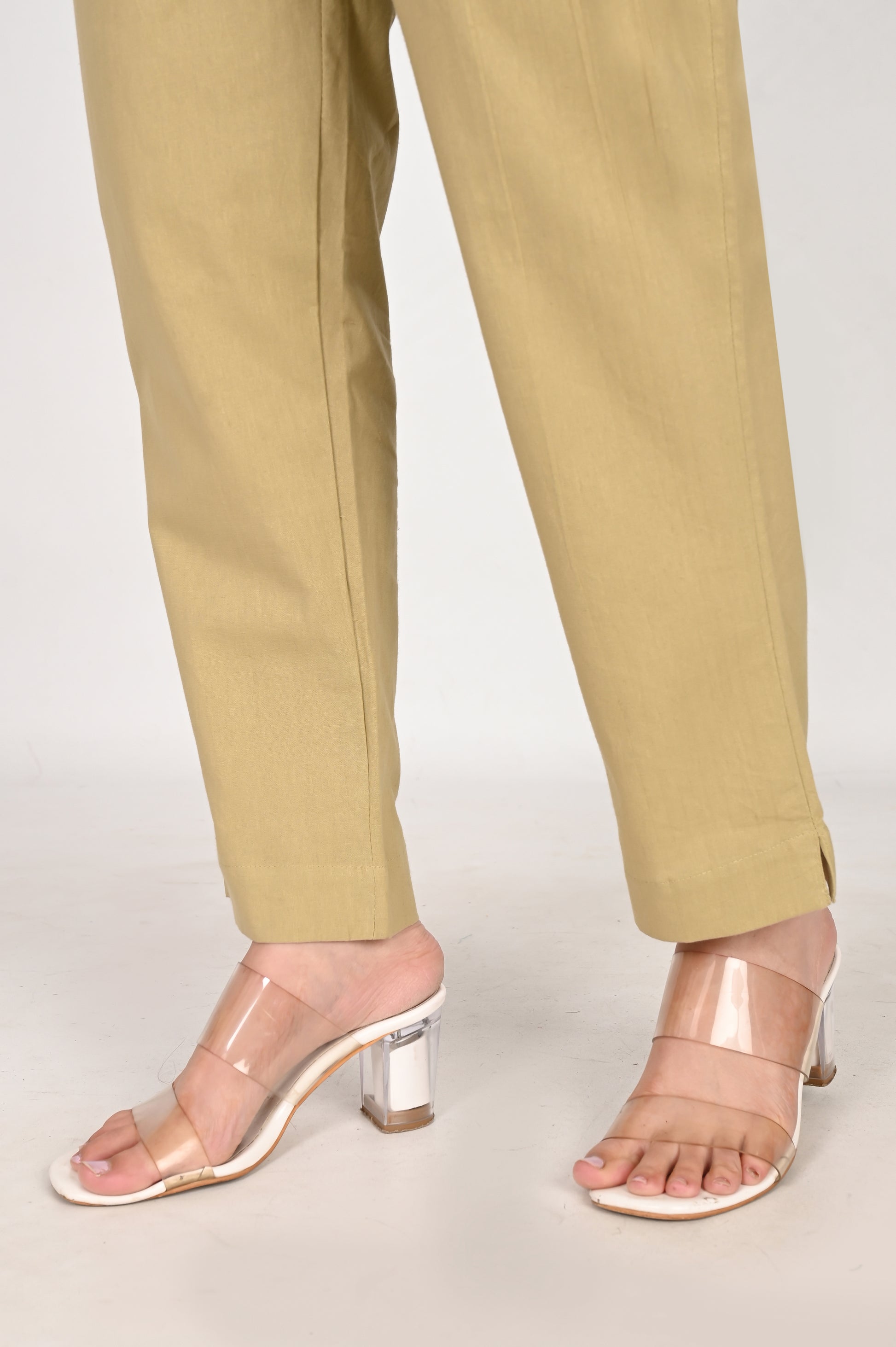 Earthy Brown Color Cotton Pant