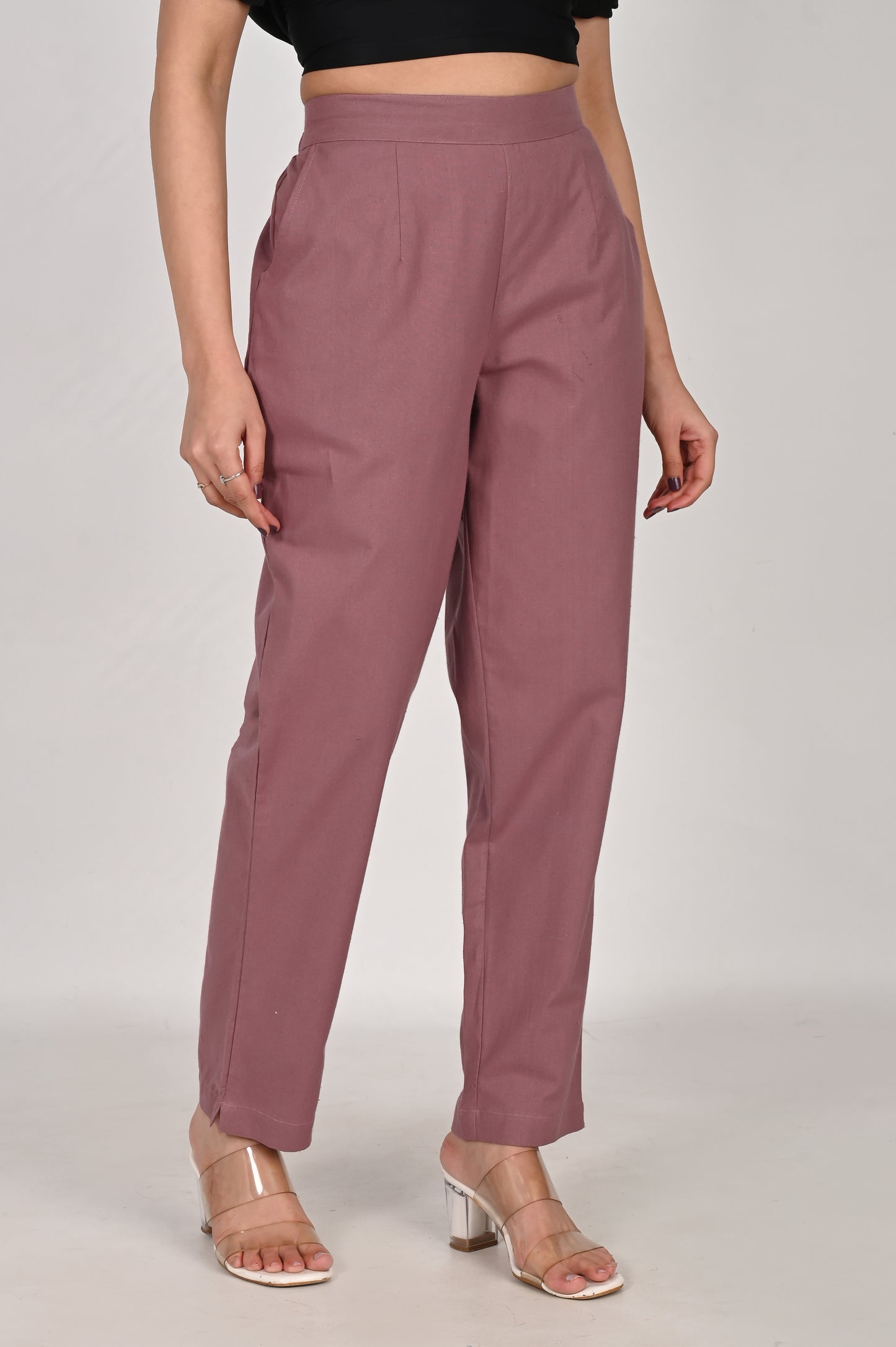 Rose Taupe Everyday Cotton Pant