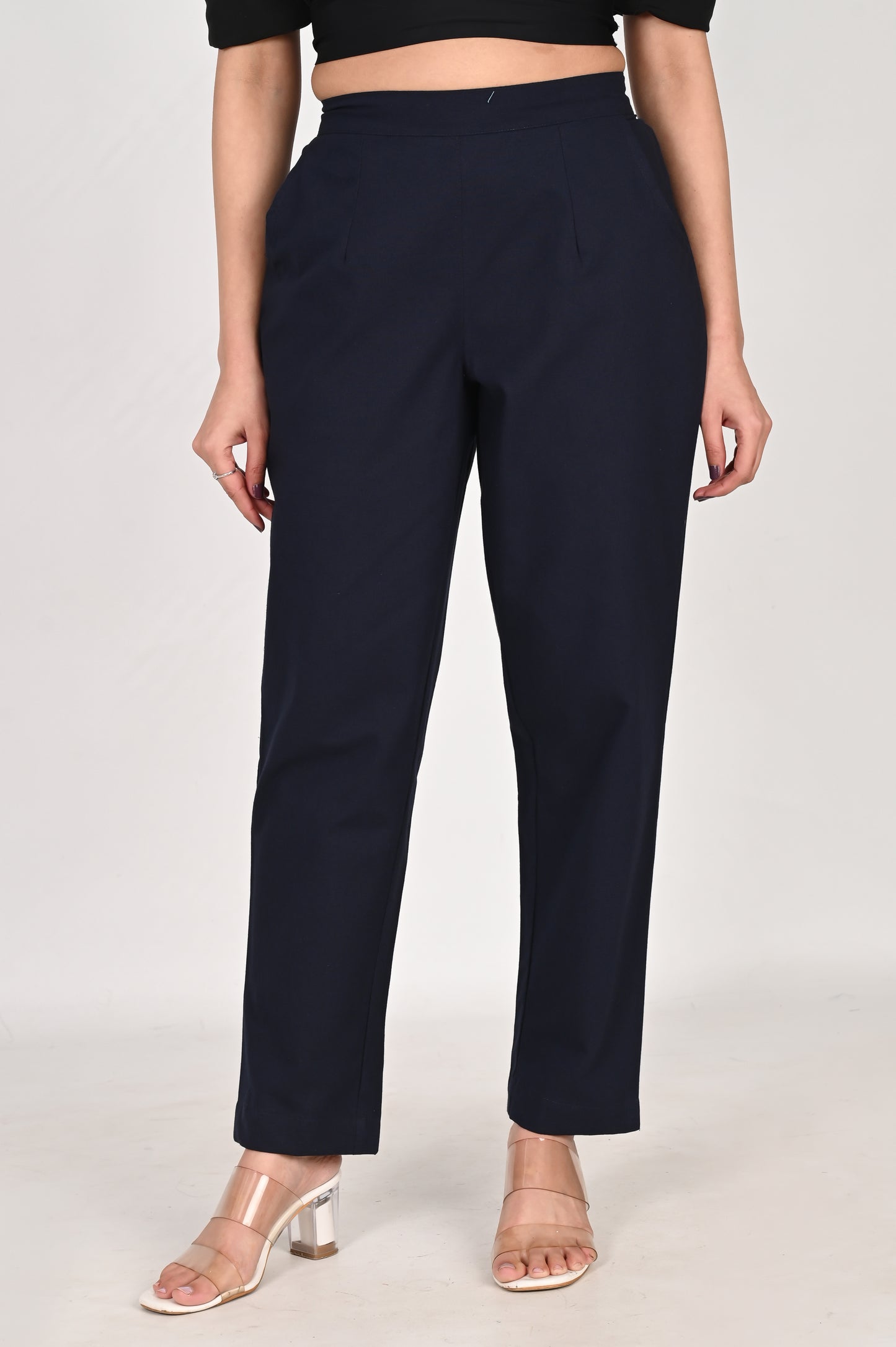 Navy Blue Everyday Cotton Pant