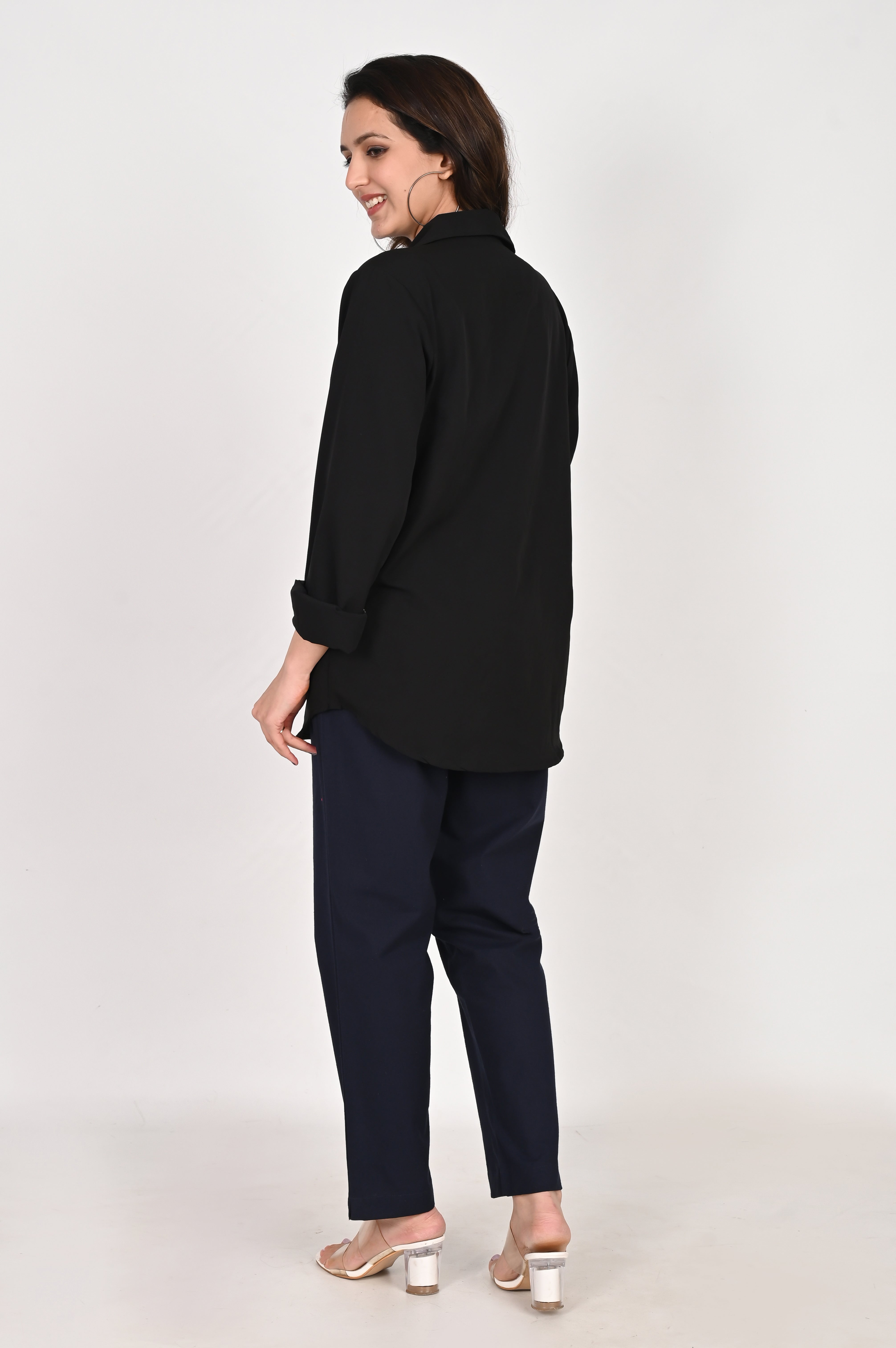 Navy Blue Everyday Cotton Pant