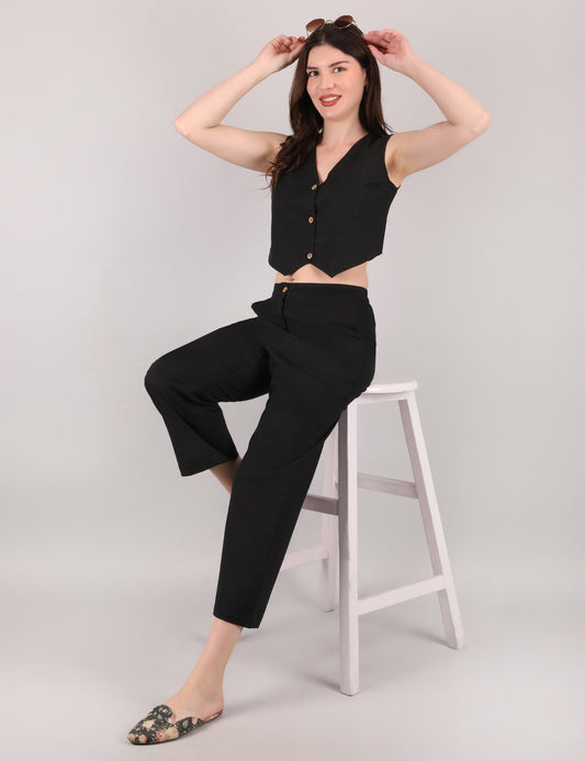 Black Formal Co-ord Set