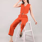 Orange Formal Co-ord Set