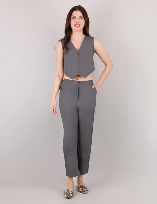 Slate Grey Formal Co-ord Set