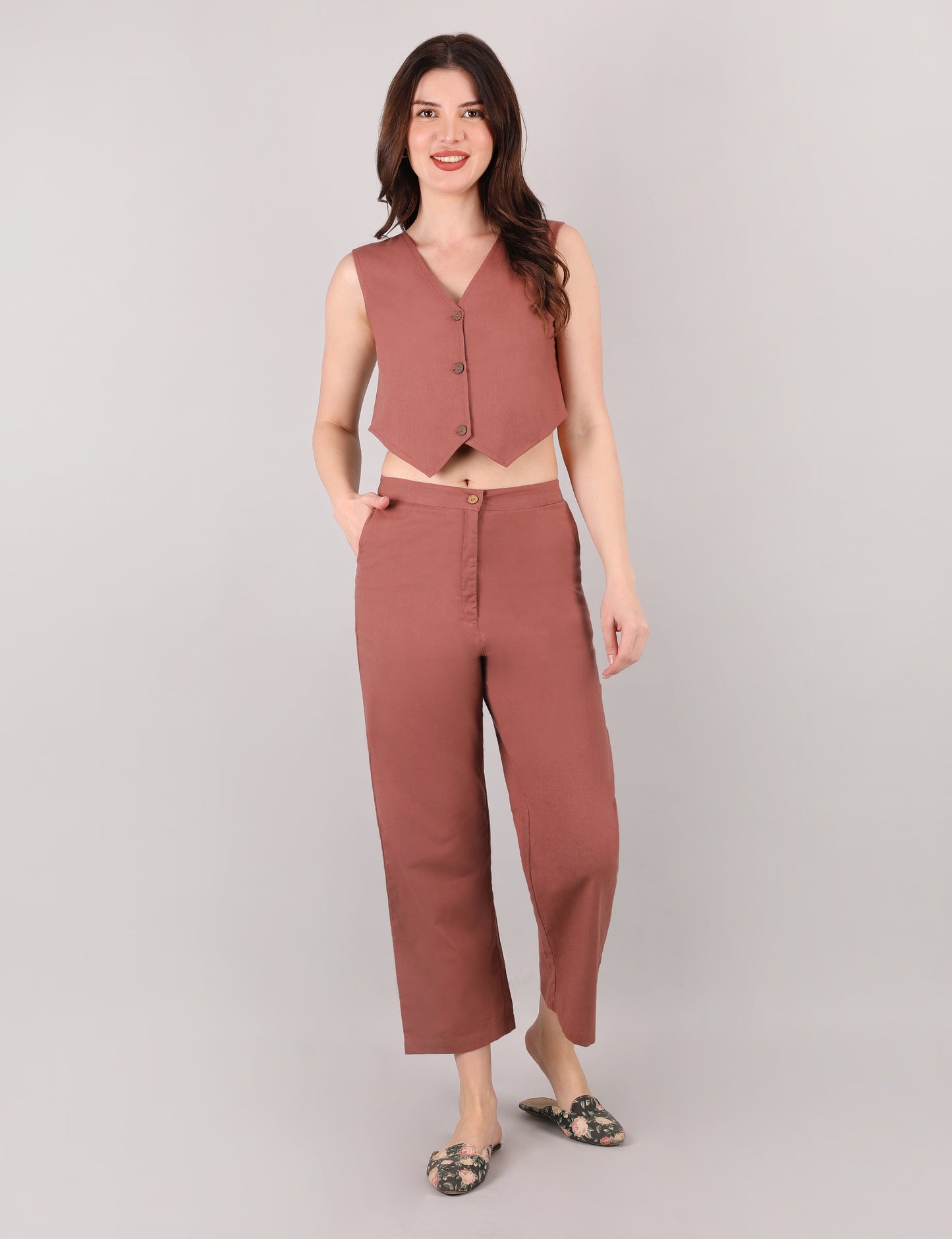 Rose Taupe Formal Co-ord Set