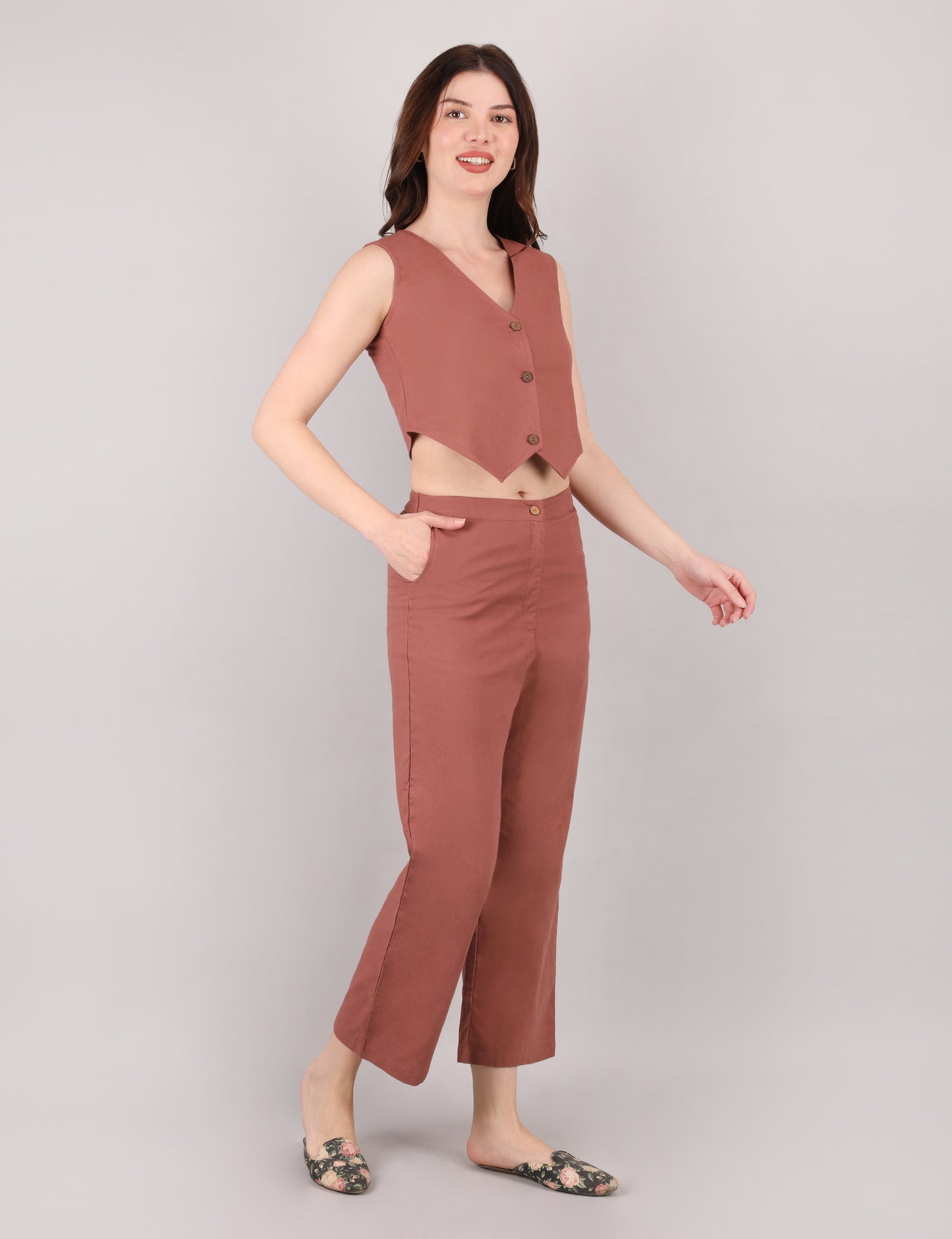 Rose Taupe Formal Co-ord Set