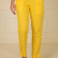 Warm Yellow Everyday Cotton Pant