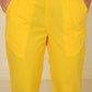 Warm Yellow Everyday Cotton Pant