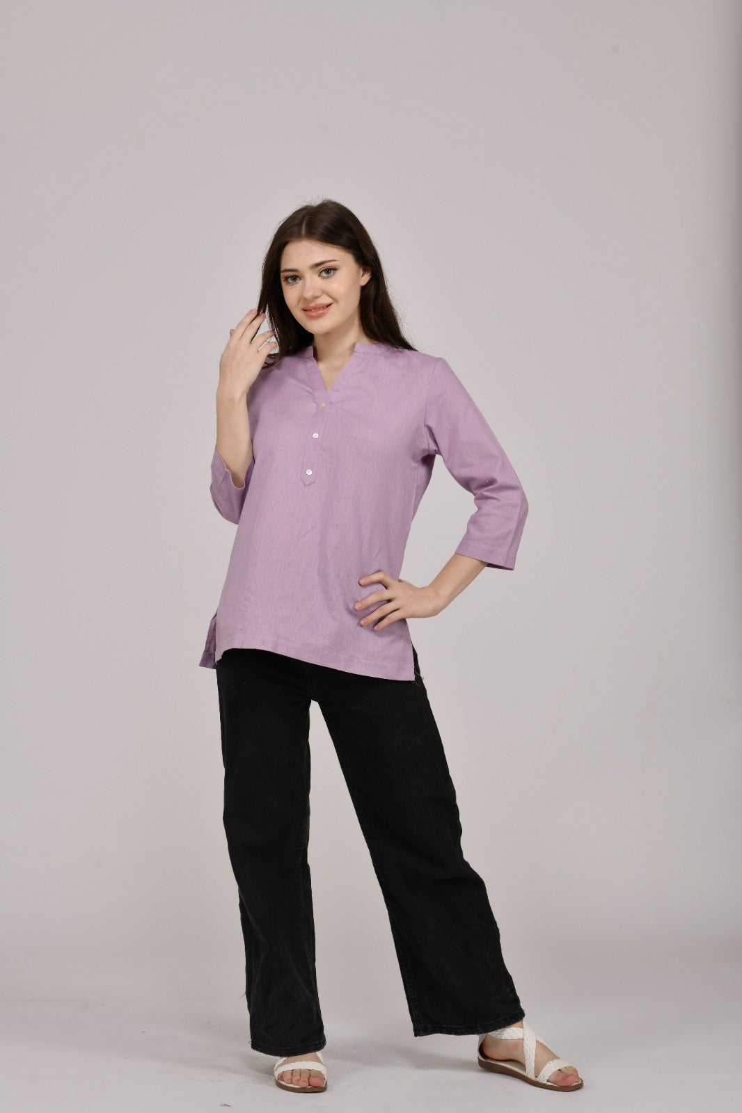 Lilac Short Kurti