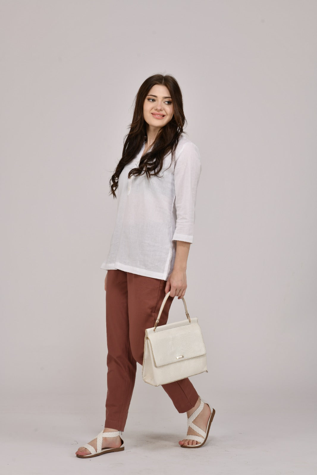 White Short Kurti