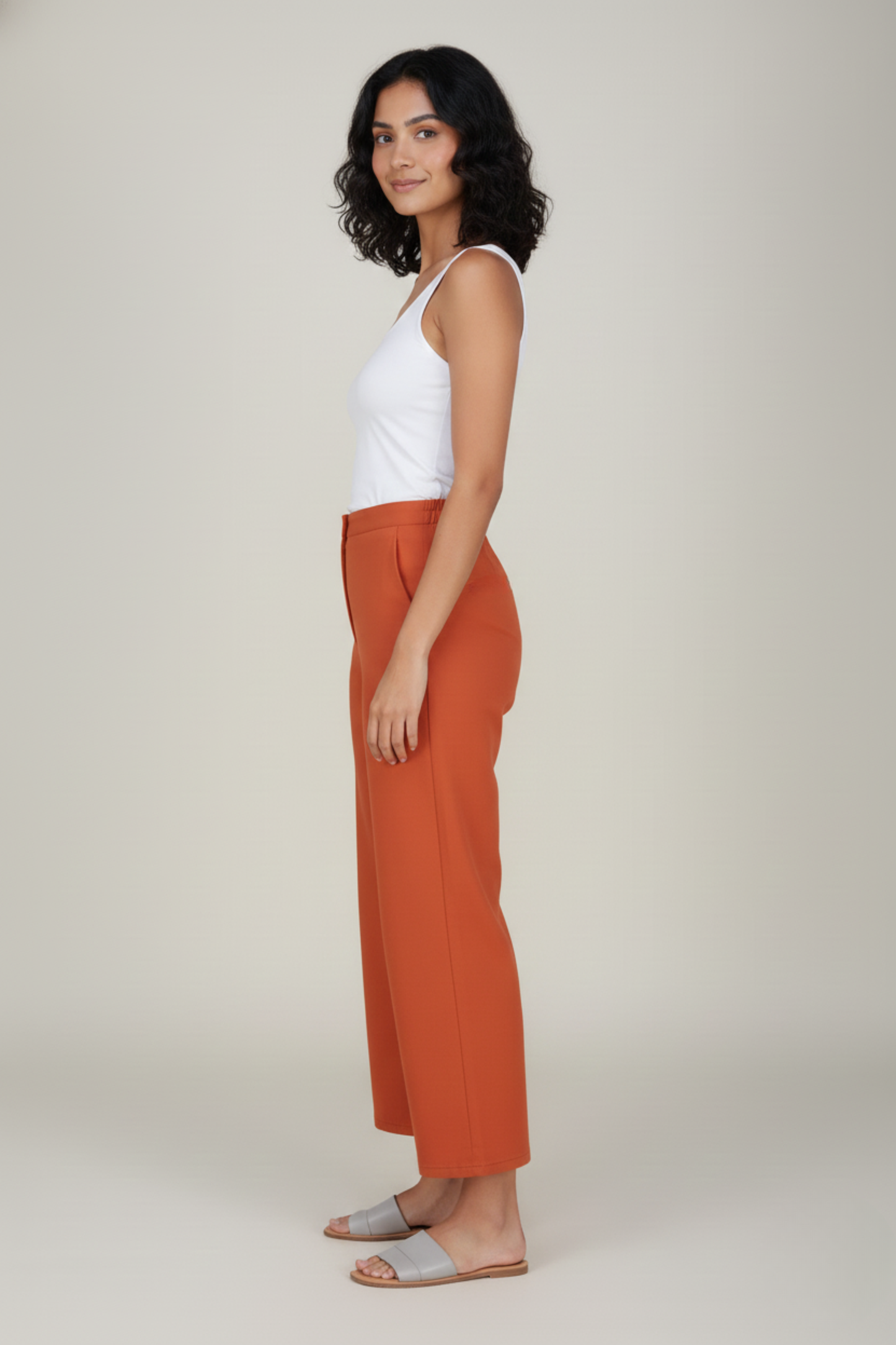 Orange Premium Formal Cotton Pant