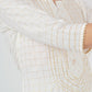 Off - White Golden Sharara Set with Organza Zari Dupatta